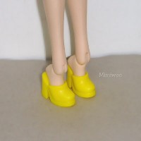 HSB012 1/6 BJD Doll Shoes High Heel Close End Yellow HSB012 1/6 BJD Doll Shoes High Heel Close End Yellow